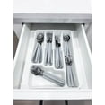 thumbnail image 3 of Mainstays 48 Piece Stainless Steel and Plastic Flatware Set with Tray, Gray, Service for 8, 3 of 6