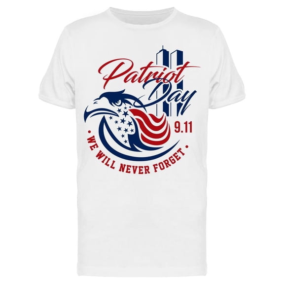 Hologram, Patriot Day 9.11 T-Shirt Men -Image by Shutterstock, Male XX-Large
