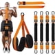 thumbnail image 1 of Bandas de Resistencia para Ejercicio 75 lbs,Set de 4 Bandas Elásticas para Pull Ups,Ligas de Resistencia para Ejercicio Entrenamiento en Casa/Gimnasio,Contiene Manijas y Pedales., 1 of 5