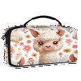thumbnail image 2 of Herdesigns Flower Llama Carry Case Compatible with Nintendo Switch 2017 & Oled 2021, with 20 Game Card Slots, Cute Portable Travel Carrying Case Pouch for Accessories & Games, 2 of 8