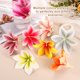 thumbnail image 4 of Uxcell 12 Pcs Flores Flotantes para Centros de Mesa, Cabezas de Flores Faux Magnolia Magenta para Velas Flotantes, Relleno de Jarrones, Manualidades DIY, Decoración de Mesa para Fiestas y Bodas, 4 of 7