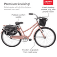 thumbnail image 4 of Huffy Marietta Comfort Cruiser Bike, 26" Wheels, Adults Ages 13+, Rose Gold, 4 of 14