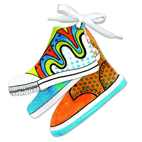 Creativity For Kids Spark!Lab Smithsonian Trousse de Coloriage « Inventer des Super Chaussures »