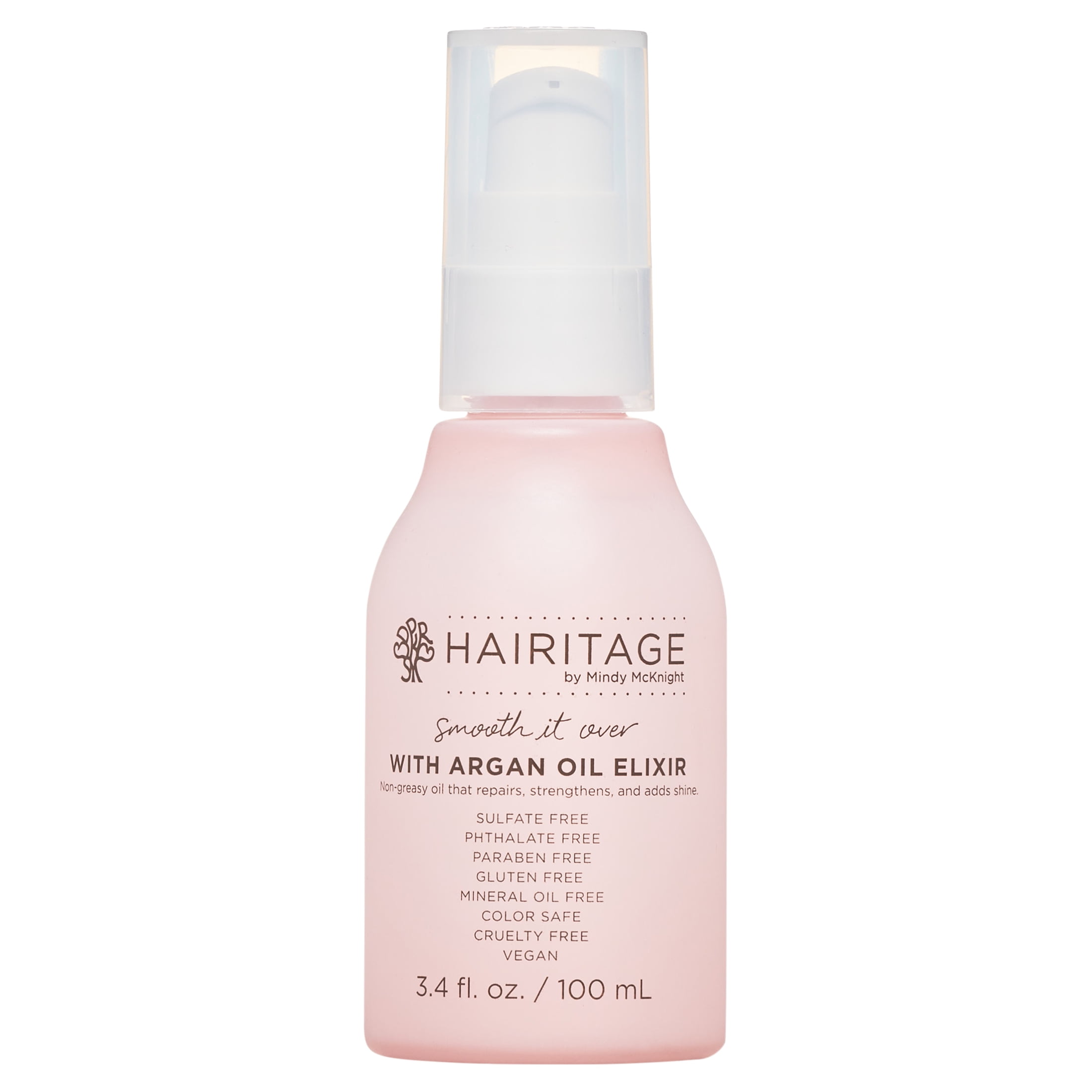 Hairitage Hair Oil with Argan and Avocado Oil for All Hair Types, 3.4 Oz