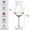 thumbnail image 2 of Juego de 6 copas de vino de plástico Crayline, de 450 ml, irrompibles, 2 of 7