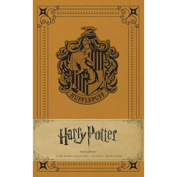 Harry Potter: Harry Potter: Hufflepuff Hardcover Ruled Journal (Paperback)