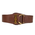 thumbnail image 4 of Men Belts 1pc Womens Brown Leather Belt Mens Belts for Jeans, 4 of 6