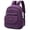 Purple, variant on BadPiggies Nylon Backpack for Women & Men, Waterproof Small Daypack Purse Multi-Pockets Versatile Travel Bag - Blue