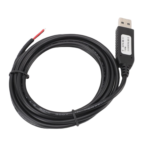 Cable De Interruptor USB De Teclas De Acceso Directo Personalizado, Chip Inteligente De 2m, Línea De Interruptor De Ratón De Teclado Personalizado, PVC ABS Versátil Para Juegos