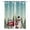 Blue, variant on Teal Christmas Snowman Blackout Curtains 39 Inches Long for Bedroom, Xmas Truck Tree Snowflake Thermal Insulated Room Darkening Black Out Window Curtain Panels Grommet Drapes for Living Room
