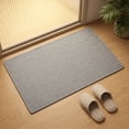 thumbnail image 7 of Absorbent Bathroom Mat, Extra Thick Linen Floor Rug, Non Slip Entrance Mat, Quick Dry Washroom Carpet, Decorative Home Accessory, 15.7x23.6 Inch, 7 of 7