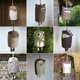 thumbnail image 2 of Colgante de resina para jardín al aire libre, adornos de animales, búho, mapache, erizo, decoración de jardín, decoración japonesa bohemia para el hogar, regalo, 2 of 5