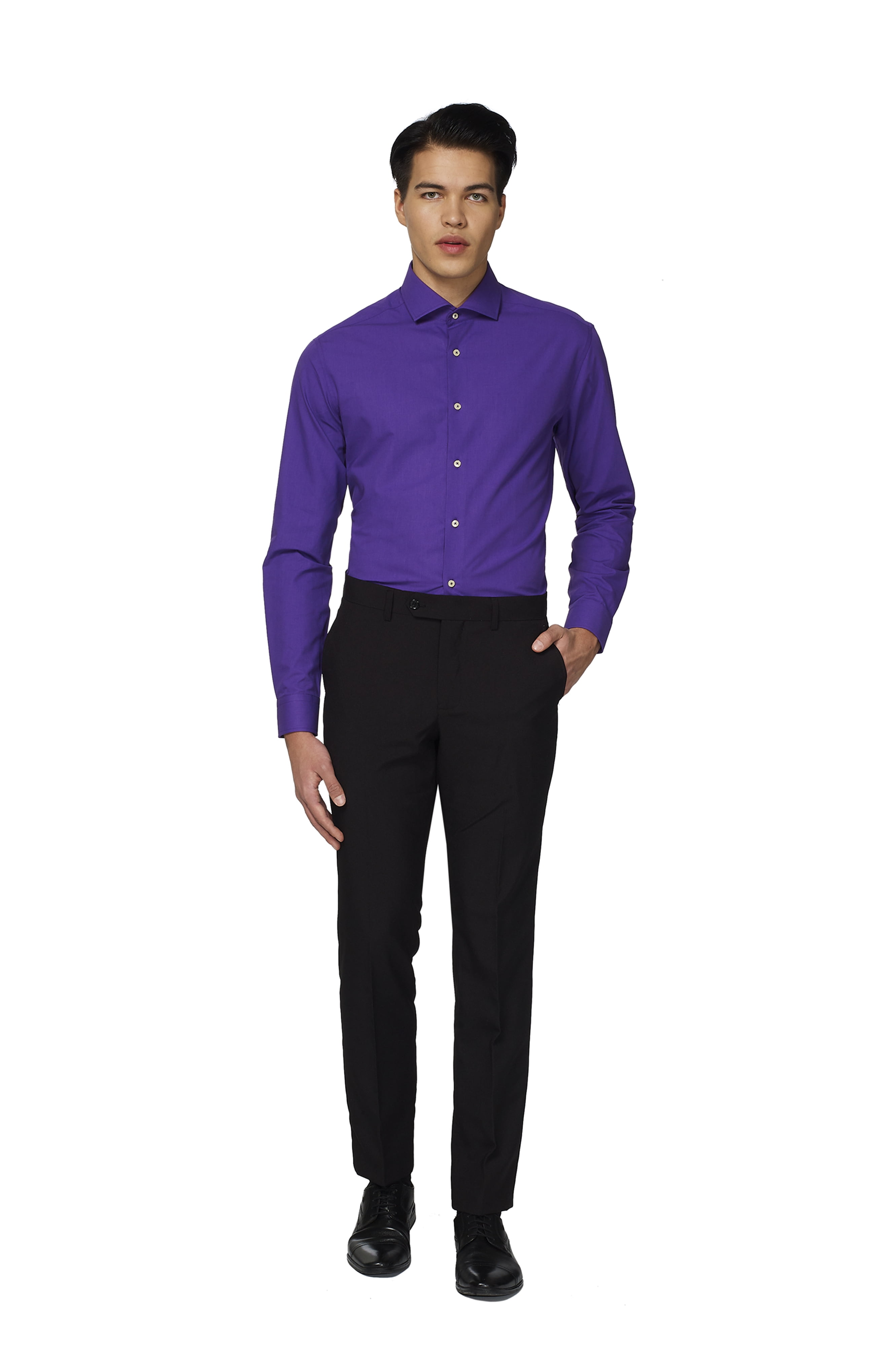 OppoSuits Men's Purple Prince Solid 