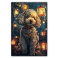thumbnail image 3 of Poodle Artwork Dog Colorful Poster - Poodle Dog Canvas Wall Art For Bedroom Decor - Living Room Set - Dog Pictures Funny, 3 of 6