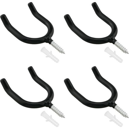 

4Pcs Screw In U Shaped Hook Heavy Duty Wall Mounted Hanging Hook For Garden