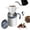 White, variant on LC-dolida 16oz Portable Pour Over Coffee Maker, Pour-Over Coffee Set with Coffee Cup Drip and Spoon, Stainless Steel BPA-Free for Home, Office, Camping, Travel (Black)