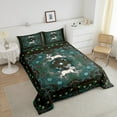 thumbnail image 4 of Erosebridal Wildlife Rabbit Bedding King Comforter Set,Hippie Bohemian Bedding Sets King with Comforter,Lightweight Reversible Comforter Sets King Size,Boho Decoration,3pcs, 4 of 8