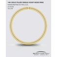 thumbnail image 4 of Body Candy Body Candy Seamless Ring Nose Ring Hoop for Women 14k Real Gold Filled and 925 Silver Nose Piercing Jewelry Conch Helix Septum Hoops for Women 14k Real Gold Filled and 925 Silver, 4 of 4