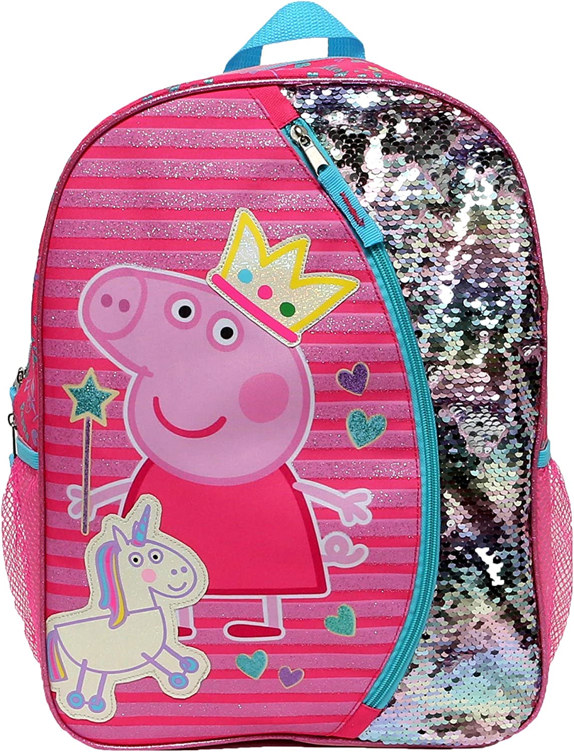 Pappa Pig 12" Toddler Sequins Backpack