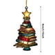 thumbnail image 3 of Adornos navideños, regalos navideños, libro, árbol de Navidad, decoración de pared, colgante de puerta, decoración festiva, hoja de arce., 3 of 8