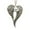 B, variant on FcBaudy Necklace for Women, Jewelry for Women, Women's Jewelry Part Of My Heart Is In Christmas Memorial Angel Wing Ornament Pendant MOM Womens jewelry