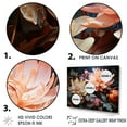 thumbnail image 3 of Designart "Surreal Splendor Of Pink And Beige Botanical Flora" Plants Floater Framed Canvas Art Print, 3 of 5