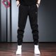 thumbnail image 4 of Pantalones deportivos de pana estilo harén para hombre, pantalones deportivos lisos de estilo coreano, pantalones deportivos de moda elásticos planos L para hombre, 4 of 5