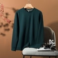 thumbnail image 2 of Timegard Hauts Grande Taille pour Femmes Chandails en Molleton Col Rond Manches Longues Chandail Ample Automne Décontracté Hauts, 2 of 9