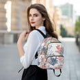 thumbnail image 6 of FORMRS Mini Backpack Purse for Women Travel Daypack Casual Shoulder Bag, White Sea Plants, 6 of 7