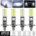 thumbnail image 1 of 4pcs H1 6000k Super White 80w Led Headlight Bulbs Kit Fog Driving Light, 1 of 4