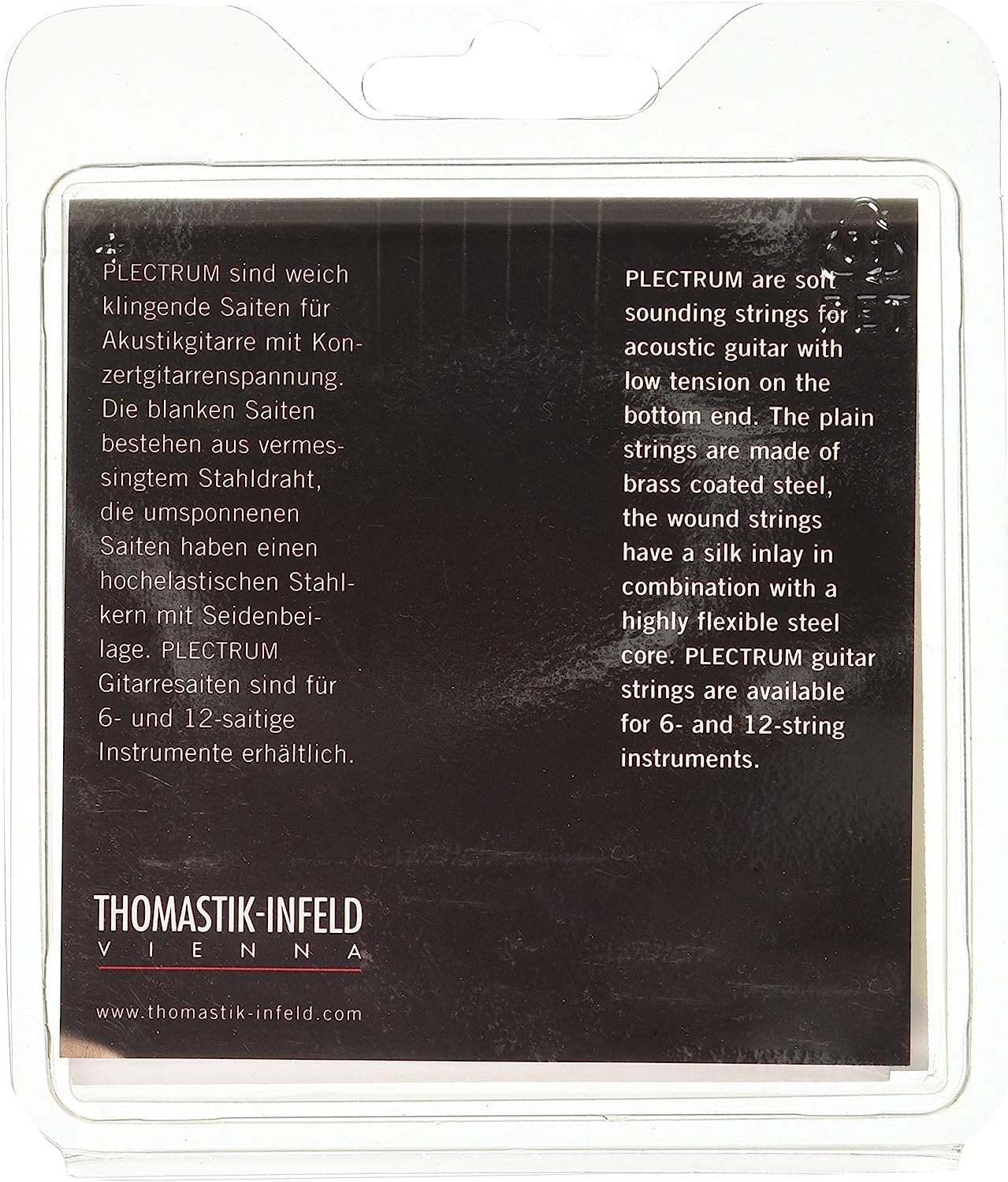 Thomastik AC110 Plectrum Bronze Extra Light Acoustic Guitar Strings