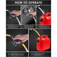 thumbnail image 4 of Siphon Hose Gasoline Siphon Pump Portable Widely Use Hand Fuel Pump Water Transfer Pump with PVC Hose, 4 of 7