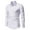 White, variant on IROINNID Long Sleeve Shirts for Men Comfy Printed No Iron Button Lapel Shirt,White