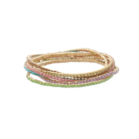 Way To Celebrate Easter Pastel Tonal Stretch Bracelets