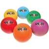SportTime TechnoSkin Coated-Foam Medium Bounce Balls, 6-1/4 Inches, Set of 6
