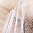 thumbnail image 3 of Cortina de ducha con forma de cubo de agua, impermeable, gruesa, a prueba de moho, para baño, cortina divisoria de diamantes, cortina colgante, 3 of 3