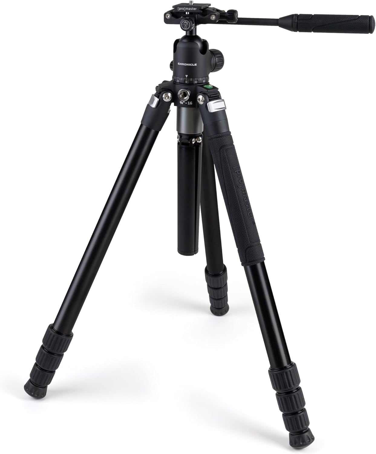 Manfrotto 055 3-Section Aluminum Tripod with 3-Way Head - Walmart.com