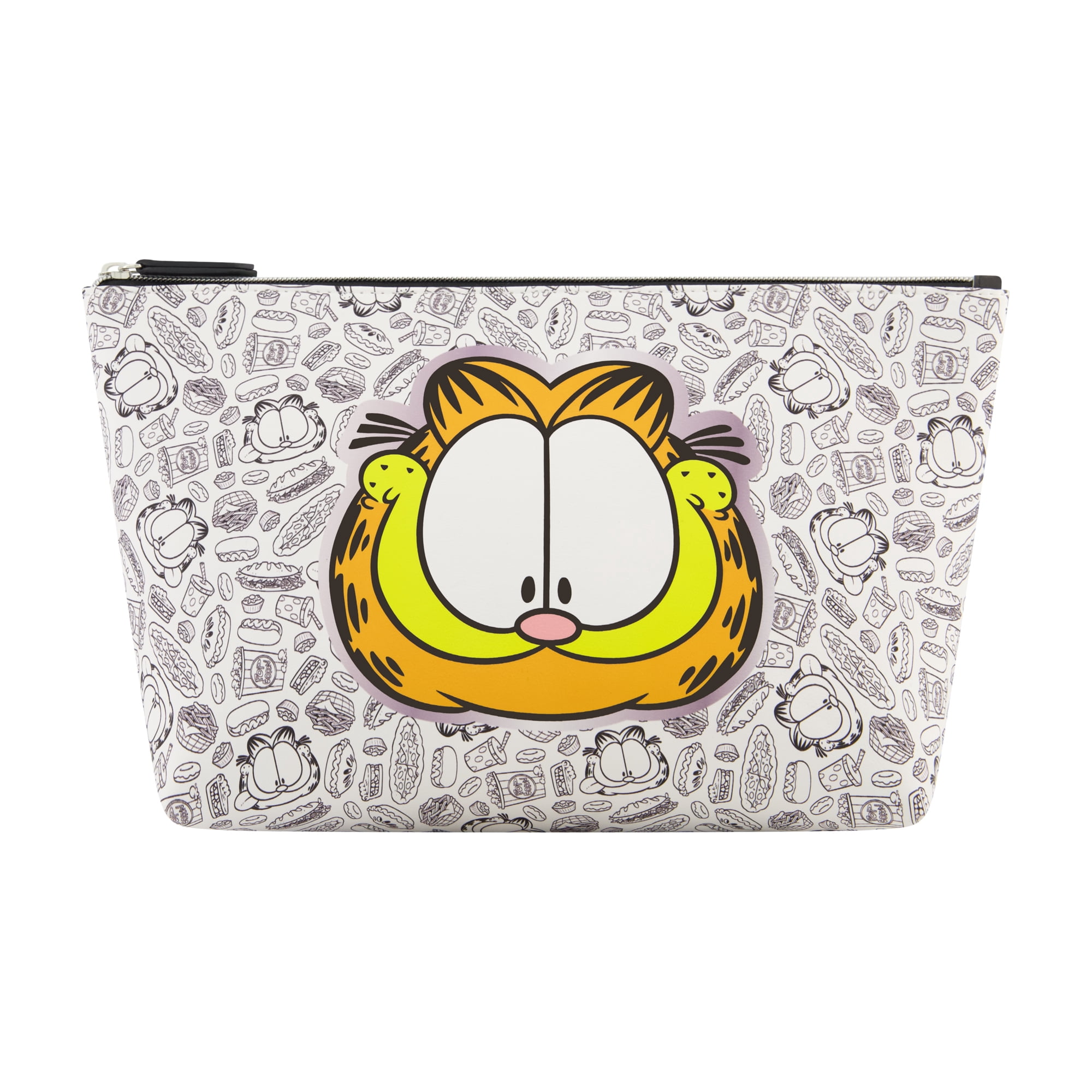 Garfield Women's Makeup Bag, Small Travel Cosmetic Zipper Pouch Organizer, Multi