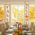 thumbnail image 4 of Fall Decorations Outdoor Hello Fall Yall Welcome Porch Sign Banner Autumn Thanksgiving Friendsgiving Harvest Festival Birthday Party Baby Shower Gender Reveal Wedding Decorations Banner, 4 of 6