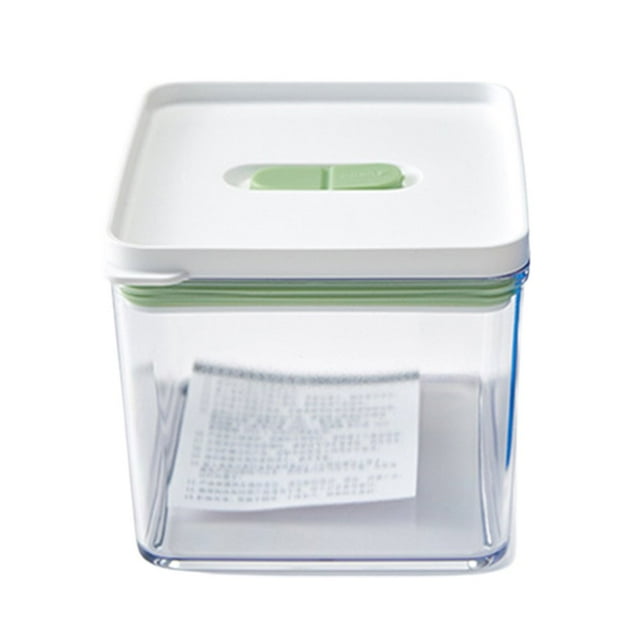 700ml/1100ml/1500ml/2300ml Storage Box with Lid Large Capacity Plastic Food Grade Visible Food Container Refrigerator Accessories