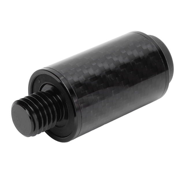Pool Cue Extension, Carbon Fiber Abrasion Resistant Extended Width Billiard Stick Extender for How Pool Cue