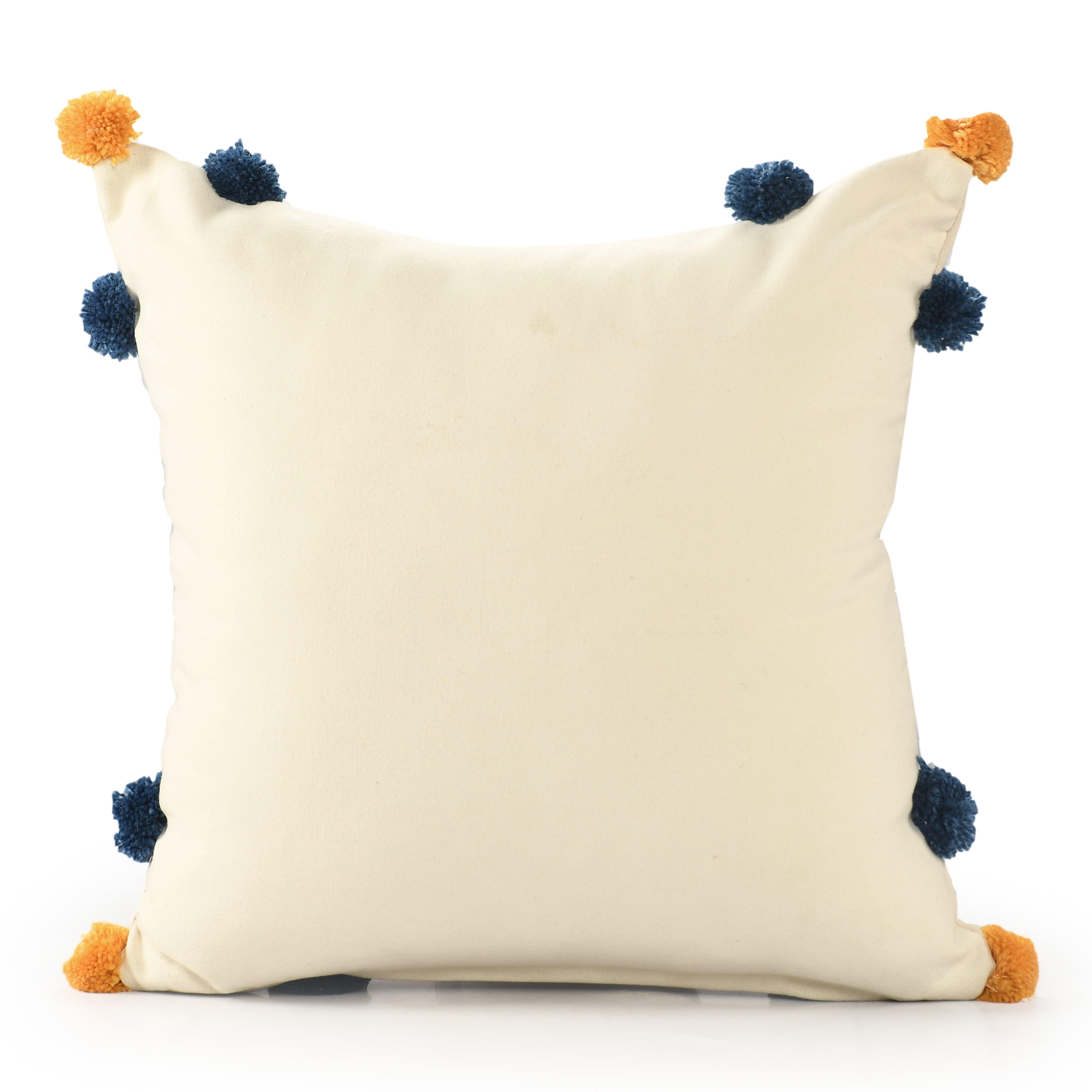 Harlow Hill Afton 20" x 20" Navy/Orange Graphic Print Performance Adult Decorative Throw Pillow Cover