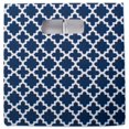 thumbnail image 4 of Design Imports CAMZ37894 Cube de Rangement Carré en Polyester à Treillis 13 x 13 x 13 Po, Bleu Nautique, 4 of 4
