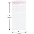 thumbnail image 2 of Plymor 4" x 8" (Pack of 200), 2 Mil Anti-Static Zipper Reclosable Plastic Bags, 2 of 3