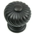 thumbnail image 2 of 1 1/4" Knob - French Twist - Oil Rubbed Bronze, 2 of 2