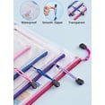 thumbnail image 4 of Jarlink Paquete De 18 Bolsas De Malla De 8 Tamaños, 9 Colores, Bolsas Impermeables Con Cremallera Para Archivos, Bolsas De Viaje Multiusos Para Suministros De Oficina, Cosméticos, Accesorios De Viaje, 4 of 5