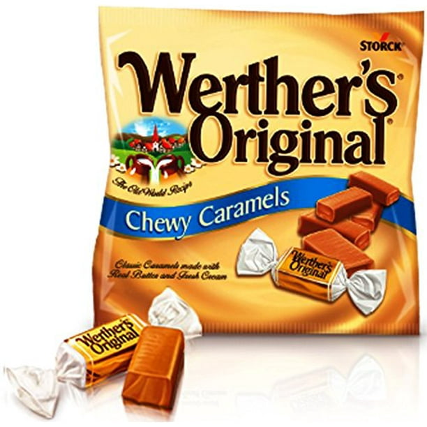 Werthers Original Chewy Caramels 2.4 Oz (Pack of 4)