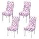 thumbnail image 1 of Fundas elásticas de licra para sillas de comedor, fundas protectoras extraíbles y lavables para sillas de comedor, fundas para asientos, Juego de 4, 1 of 5