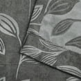 thumbnail image 4 of BNM Leaves Blackout Curtains, Set of 2, 42" x 108", Nickel Black, 4 of 7