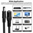 thumbnail image 5 of 33Ft Dc Power Extension Cable Extension Cord 2.1Mm*5.5Mm For Cctv Camera Nvr, 5 of 6